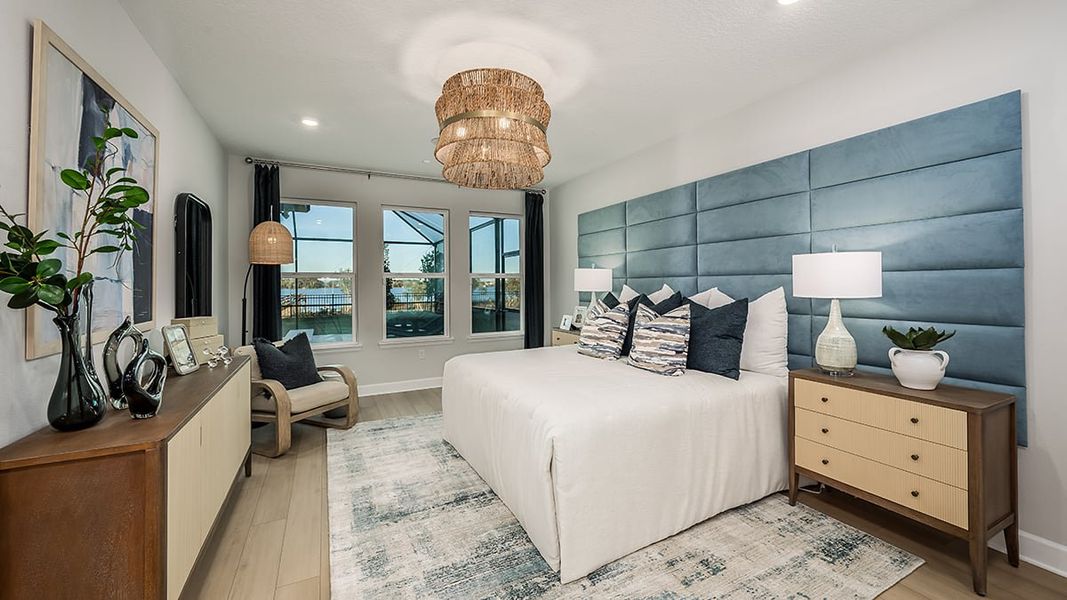 Furnished interior view inside a new home in Lochside, Mount Dora (Image 15). Furnished interior view inside a new home in Lochside, Mount Dora (Image 15).