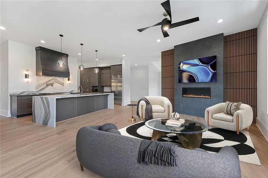 Furnished interior view inside a new home in , Woodstock (Image 14). Furnished interior view inside a new home in , Woodstock (Image 14).