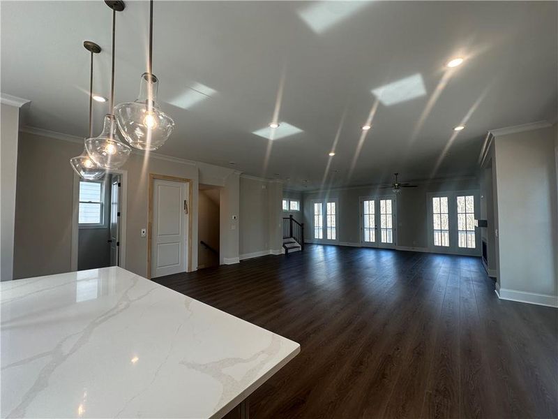 Spacious, unfurnished interior of a new home in Waterside Single Family, Peachtree Corners (Image 22).