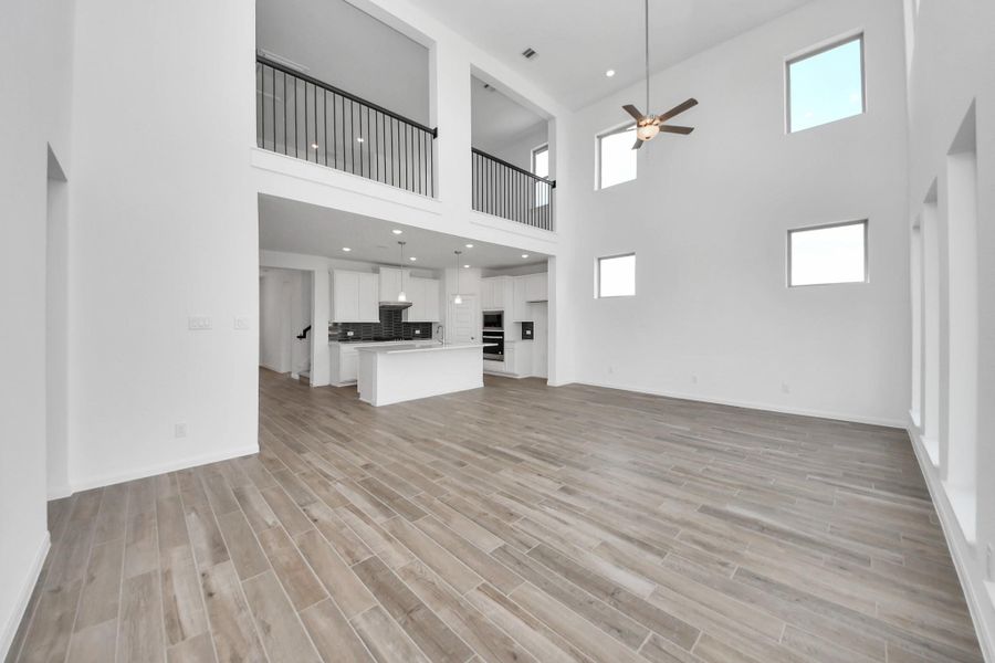 Spacious, unfurnished interior of a new home in 50' Traditional Homes at Elyson, Katy (Image 18).