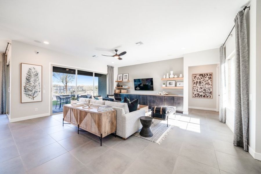 Furnished interior view inside a new home in Estrella, Goodyear (Image 3).