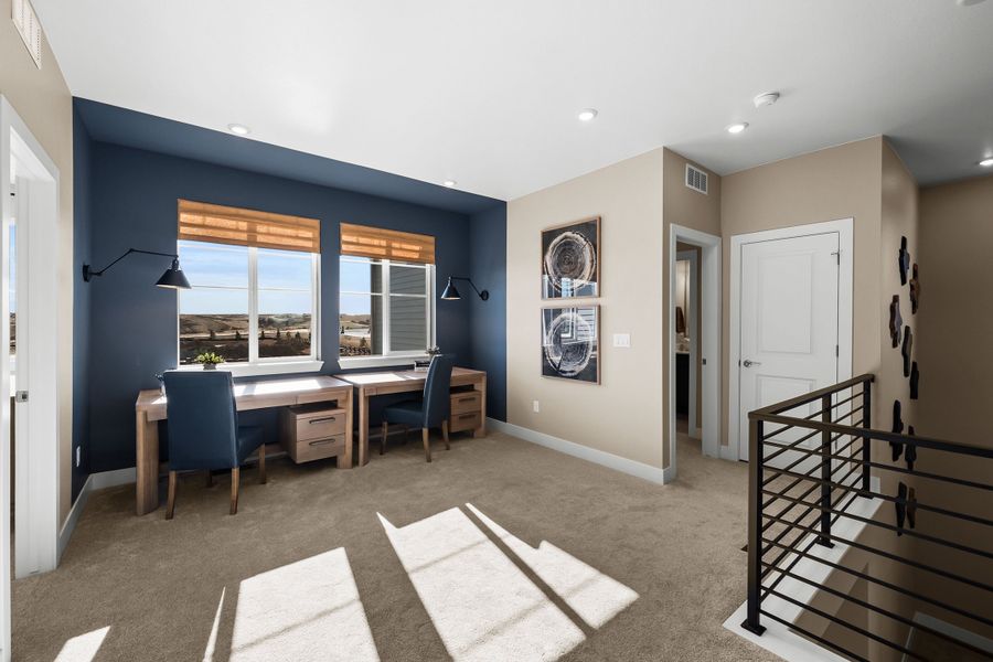 Furnished interior view inside a new home in Trumark Homes at Tanterra, Parker (Image 21).