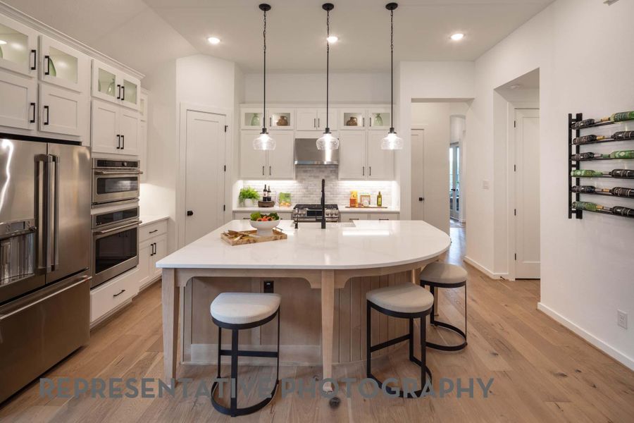 Furnished interior view inside a new home in 6 Creeks at Waterridge, Kyle (Image 15).