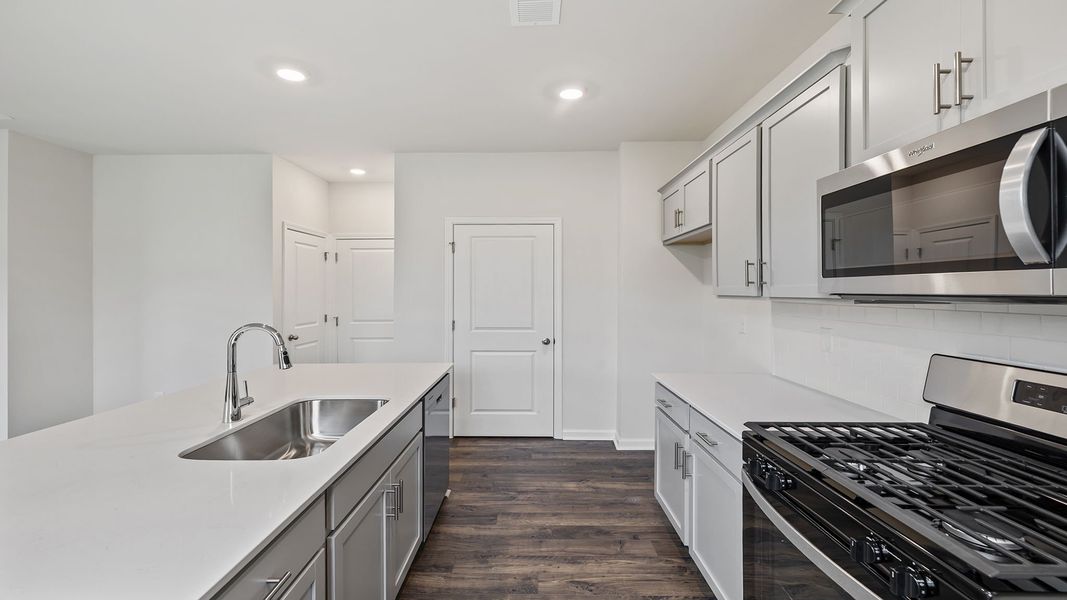 Furnished interior view inside a new home in Chestnut Ridge, Greenville (Image 7). Furnished interior view inside a new home in Chestnut Ridge, Greenville (Image 7).