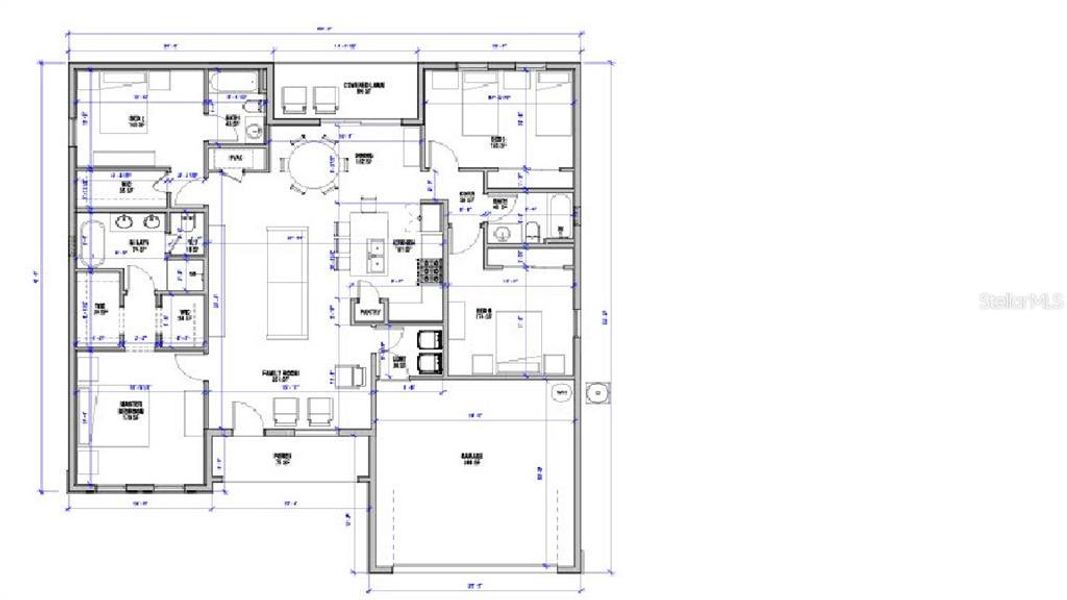 2D floor plan layout of this home in , Ocala, FL (Image 5).