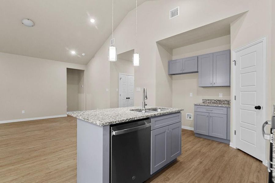Furnished interior view inside a new home in , Fort Worth (Image 5).
