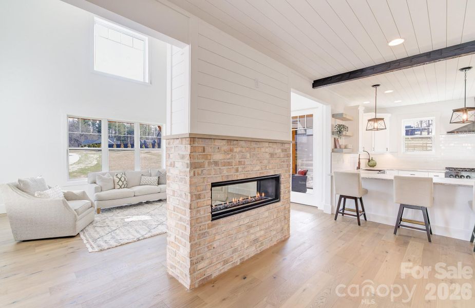 Furnished interior view inside a new home in , Mills River (Image 29).