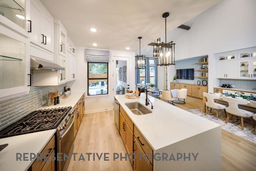 Furnished interior view inside a new home in Easton Park, Austin (Image 17).
