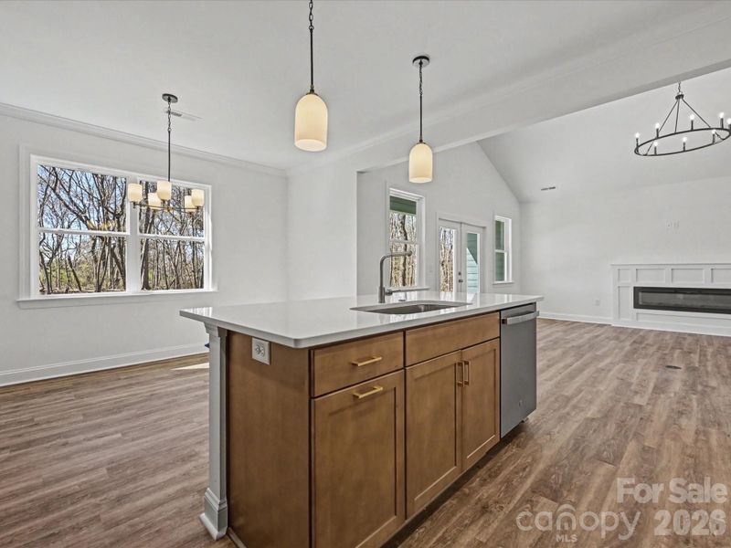Furnished interior view inside a new home in , Monroe (Image 10).