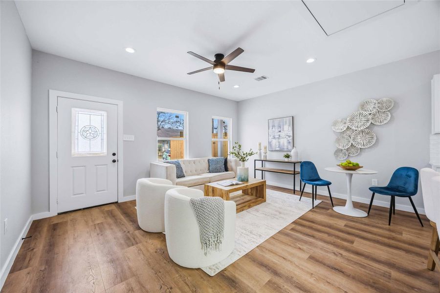 Furnished interior view inside a new home in , Houston (Image 6). Furnished interior view inside a new home in , Houston (Image 6).