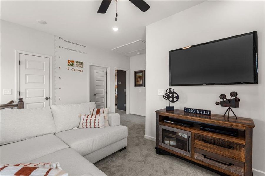 Furnished interior view inside a new home in Varnell Preserve, Dalton (Image 43).