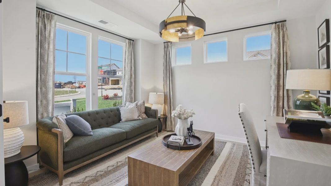 Furnished interior view inside a new home in Cottages of Bearwood, Mount Pleasant (Image 5).