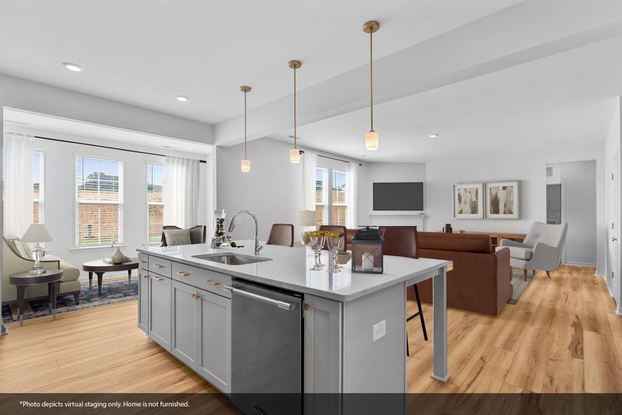 Furnished interior view inside a new home in Brooke Hill, Lewisville (Image 5).