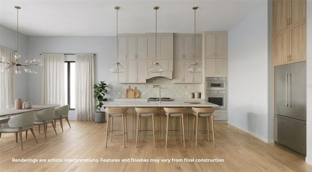 Furnished interior view inside a new home in , Orlando (Image 5).