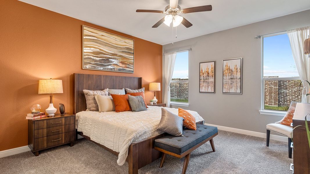 Furnished interior view inside a new home in Morningstar, Aledo (Image 30).