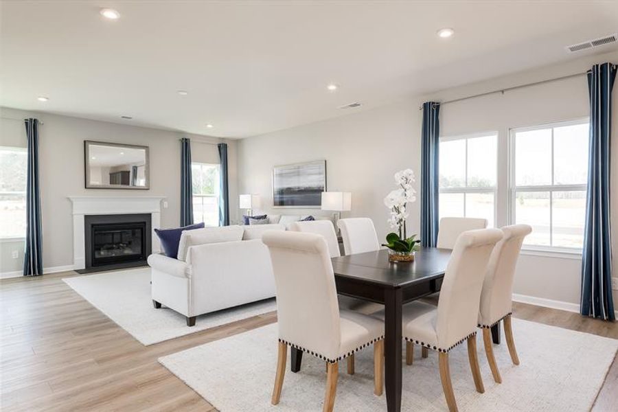 Representative furnished interior of a home built from the Palladio Ranch by Ryan Homes in Pine Ridge Estates, Ridgeville (Image 7).