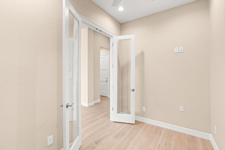 Another view of the study.