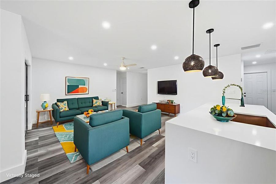 Furnished interior view inside a new home in , Port Charlotte (Image 8). Furnished interior view inside a new home in , Port Charlotte (Image 8).