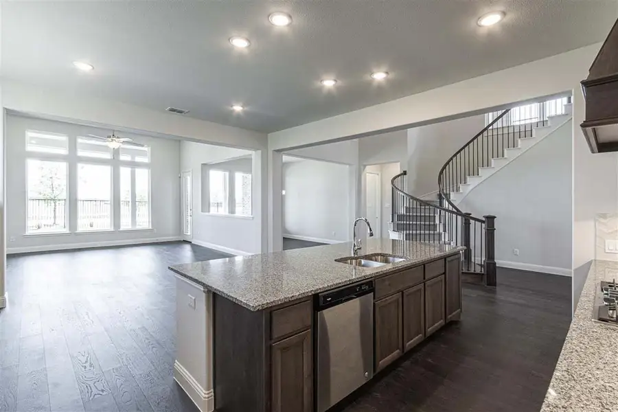 Representative furnished interior of a home built from the Brennan by Pacesetter Homes in Timberbrook, Justin (Image 5).