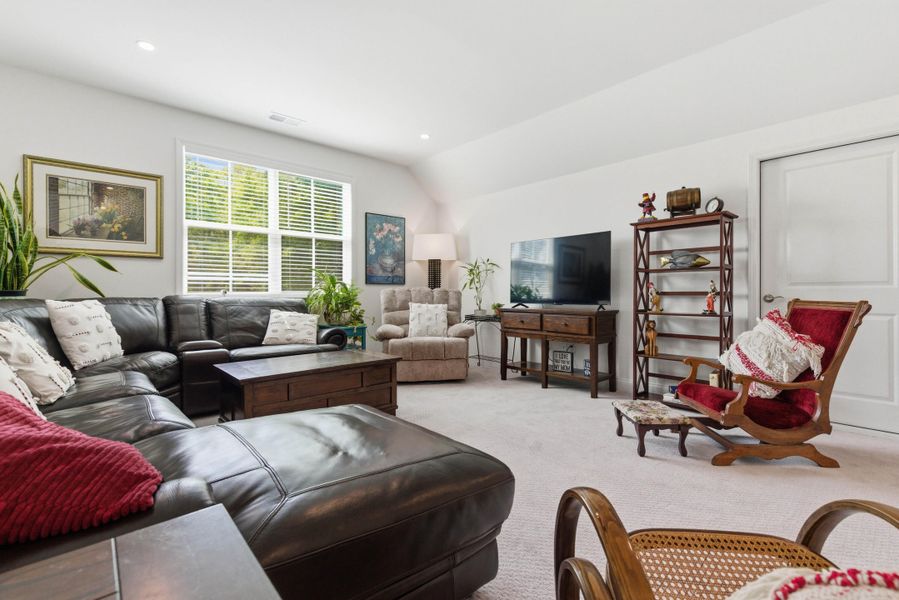Furnished interior view inside a new home in , Santee (Image 61).