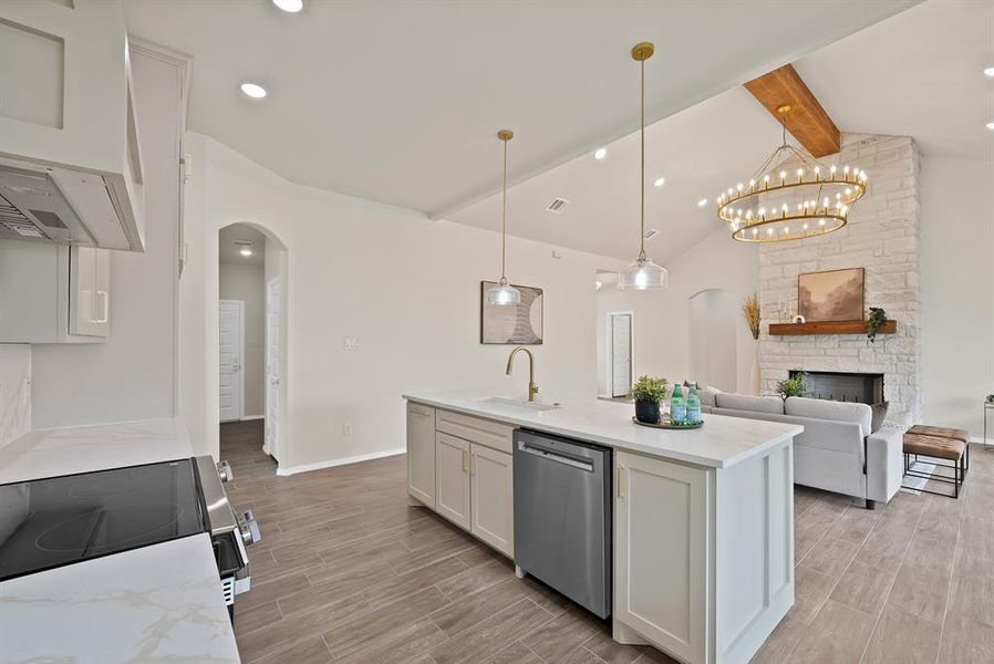 Furnished interior view inside a new home in , Reno (Image 9).