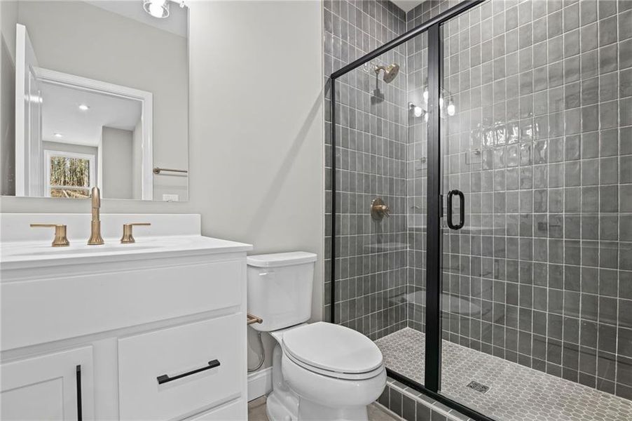 Furnished interior view inside a new home in Governor’s Preserve, Canton (Image 10).