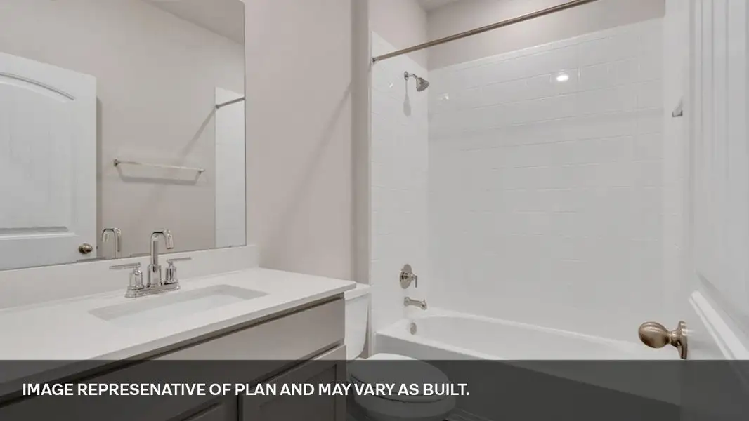 Furnished interior view inside a new home in Rosenbusch Ranch, Leander (Image 6).