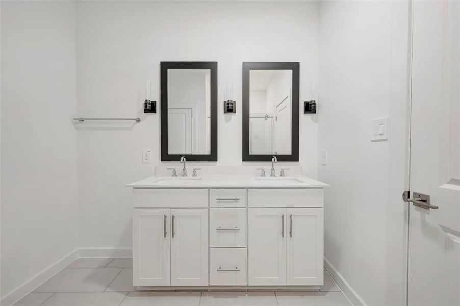 Furnished interior view inside a new home in Aspire at Reunion, Newark (Image 14).