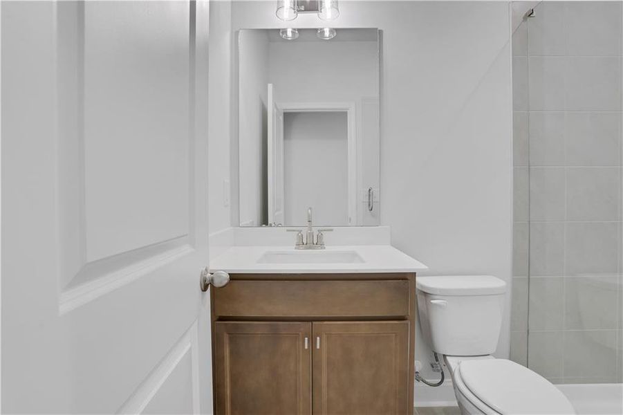 Furnished interior view inside a new home in Cambridge at Steels Bridge, Canton (Image 10).