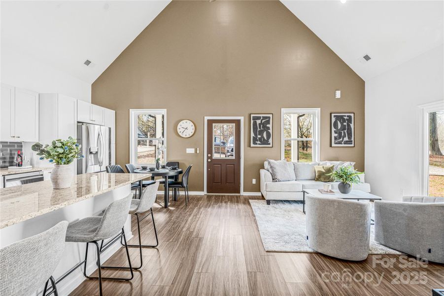 Furnished interior view inside a new home in , Cherryville (Image 5). Furnished interior view inside a new home in , Cherryville (Image 5).