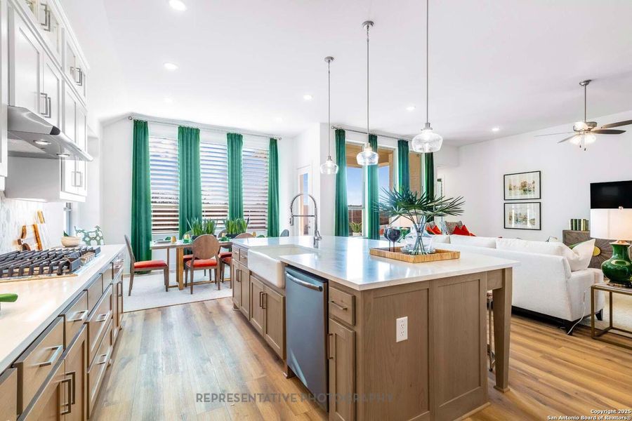 Furnished interior view inside a new home in Mont Blanc, Schertz (Image 19). Furnished interior view inside a new home in Mont Blanc, Schertz (Image 19).
