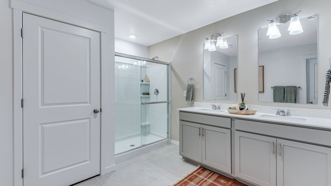 Furnished interior view inside a new home in The Ridge at Lorson Ranch, Colorado Springs (Image 14).