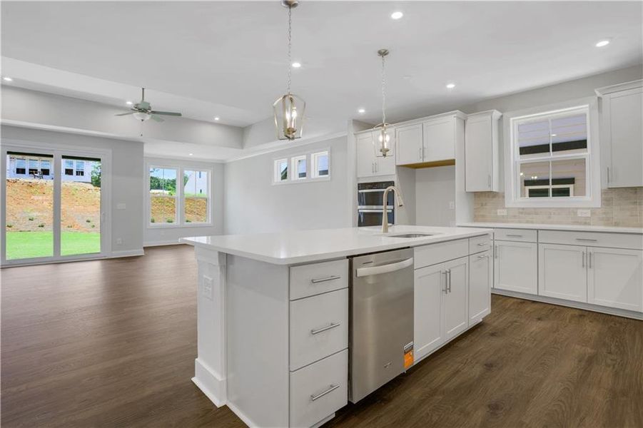Furnished interior view inside a new home in Gatherings® at GreenHouse, Marietta (Image 3).