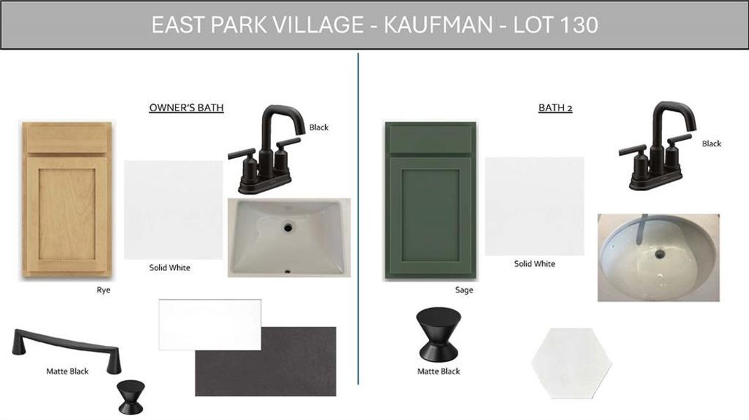 Sample of building materials used in homes in East Park Village, Kennesaw (Image 44).