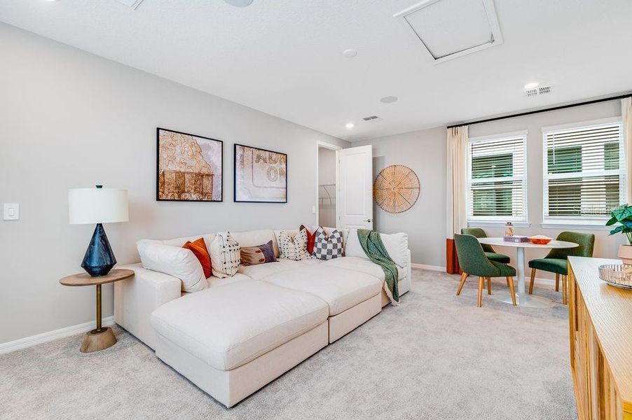Furnished interior view inside a new home in The Waters at Center Lake Ranch, St. Cloud (Image 39).