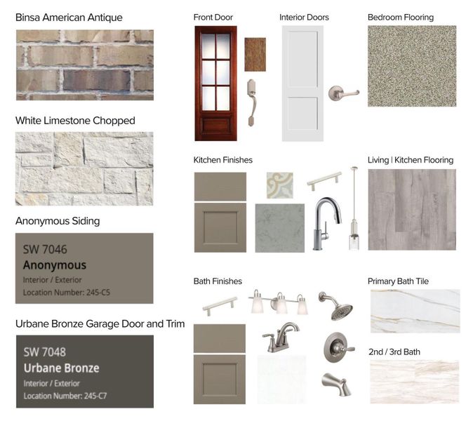 Exterior and Interior Design Selections Exterior and Interior Design Selections