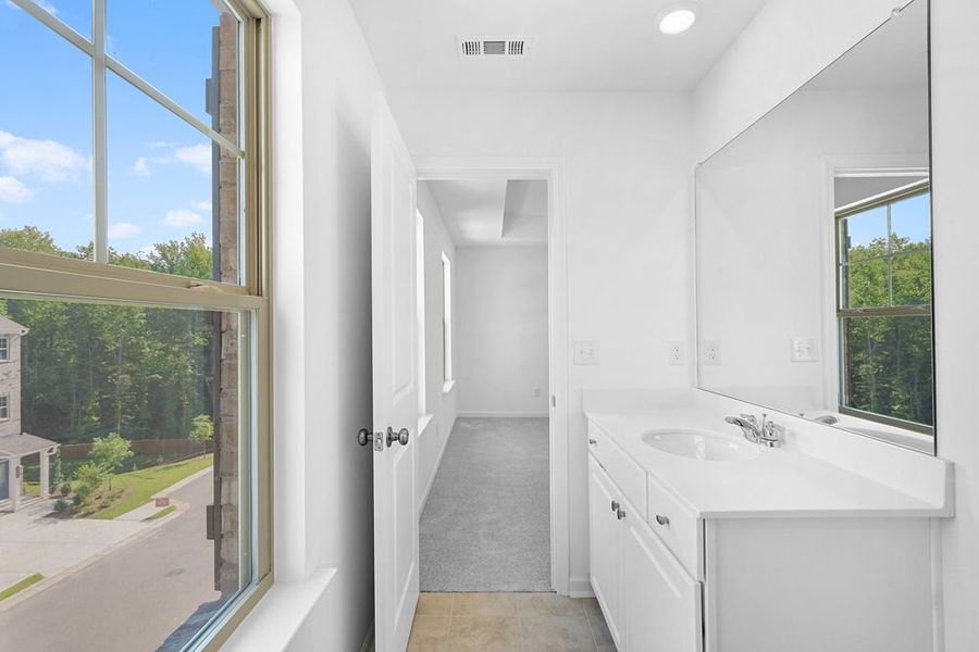 Furnished interior view inside a new home in Hampton Trace, Marietta (Image 7).