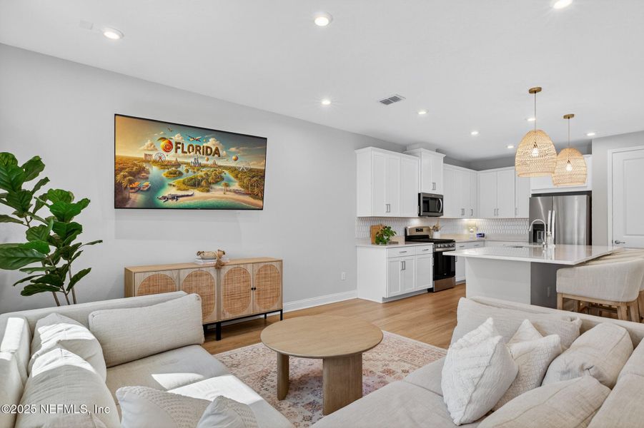 Furnished interior view inside a new home in , Jacksonville (Image 14).