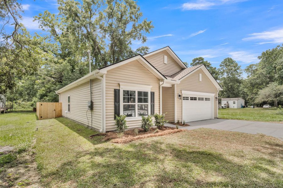 Front exterior of a new home in , Summerville, SC, highlighting curb appeal (Image 2). Front exterior of a new home in , Summerville, SC, highlighting curb appeal (Image 2).