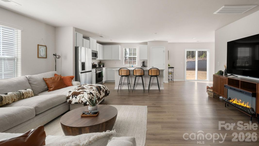 Furnished interior view inside a new home in Walkers Mill, Edgemoor (Image 17).