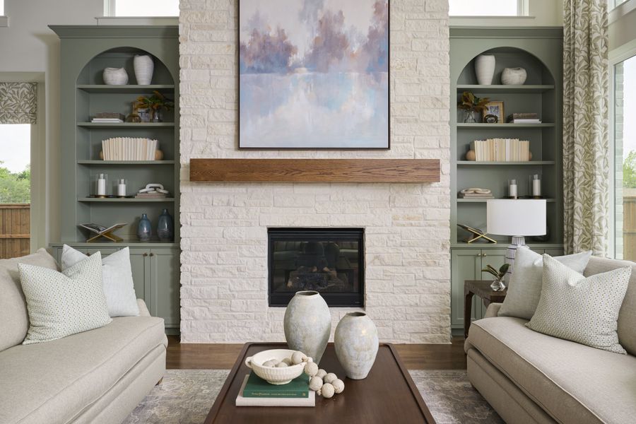 Furnished interior view inside a new home in Custer Ridge Estates, Allen (Image 14). Furnished interior view inside a new home in Custer Ridge Estates, Allen (Image 14).