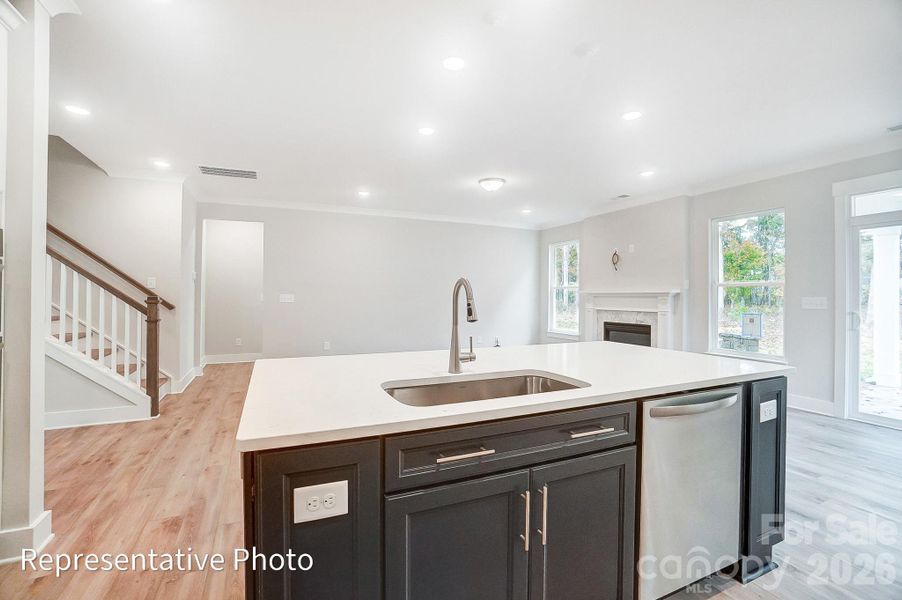 Furnished interior view inside a new home in Founders Landing | 55+ Community, Gastonia (Image 4).