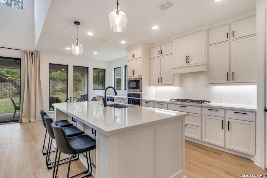 Furnished interior view inside a new home in Ventana Park, Bulverde (Image 30). Furnished interior view inside a new home in Ventana Park, Bulverde (Image 30).