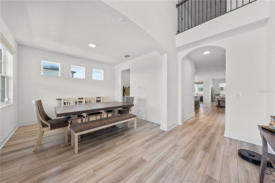 Furnished interior view inside a new home in Eden at Crossprairie, St. Cloud (Image 6).