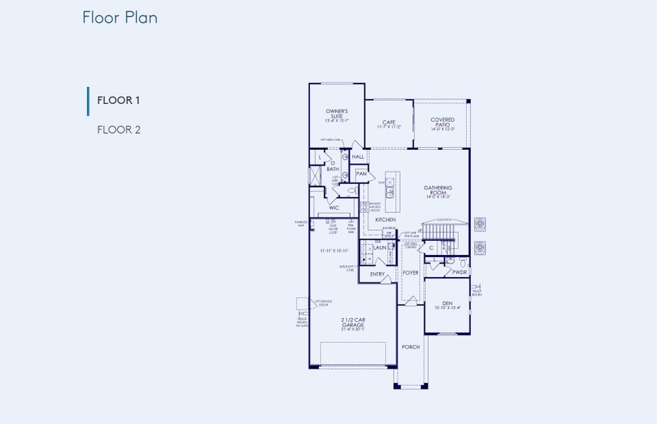 2D floor plan layout of this home in Legado West, Queen Creek, AZ (Image 3). 2D floor plan layout of this home in Legado West, Queen Creek, AZ (Image 3).