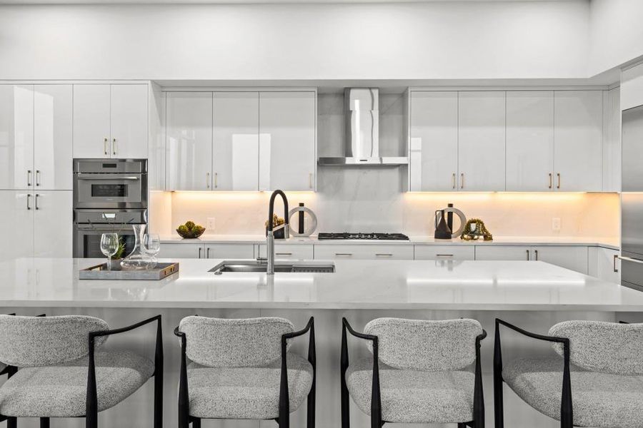 Furnished interior view inside a new home in The Dillon Buckhead, Atlanta (Image 9).
