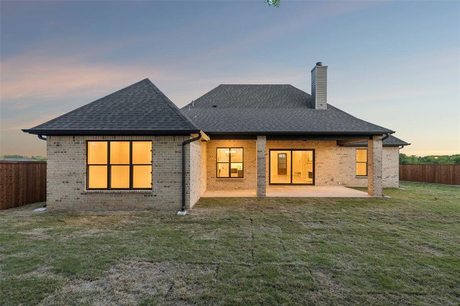 Exterior details and patio area of a home in , Sherman (Image 31).