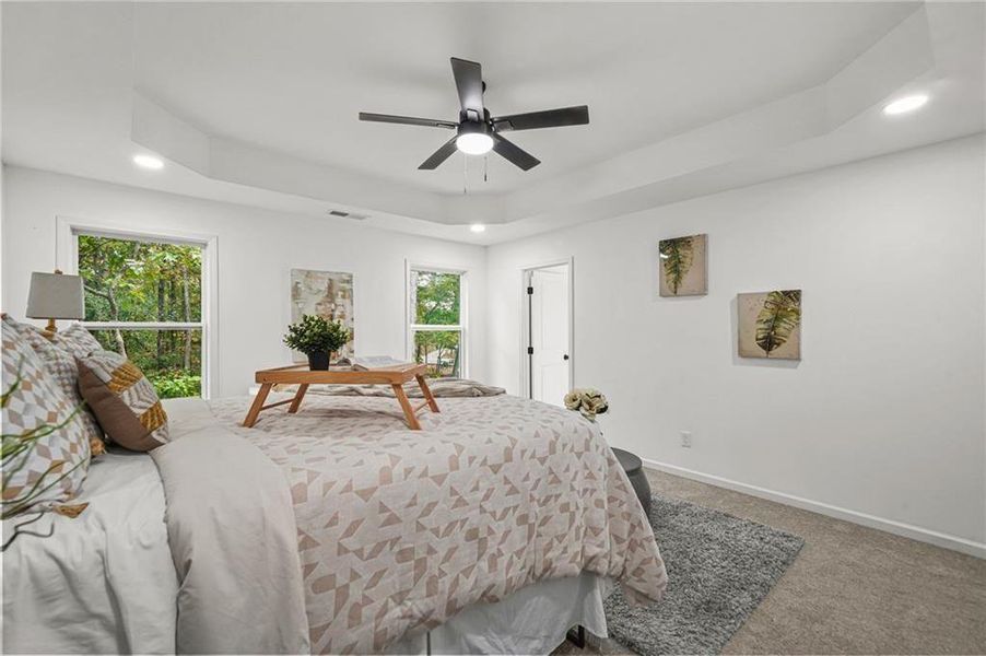 Furnished interior view inside a new home in , Gainesville (Image 25).