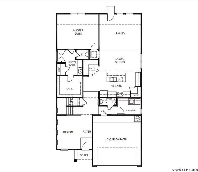 2D floor plan layout of this home in Lantana - Premier Series, Marion, TX (Image 2). 2D floor plan layout of this home in Lantana - Premier Series, Marion, TX (Image 2).