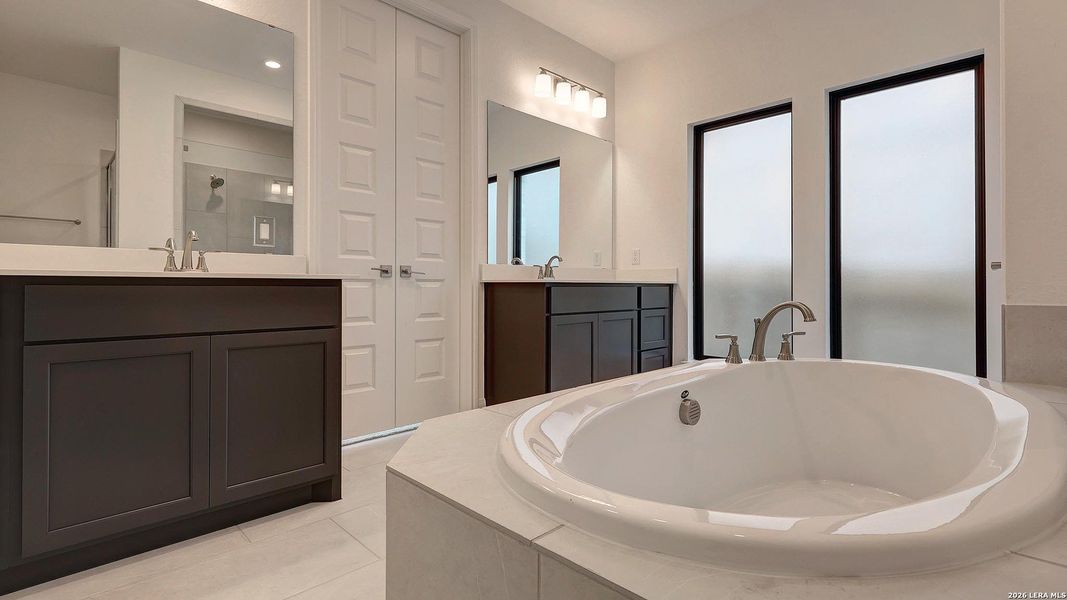 Furnished interior view inside a new home in VIDA, San Antonio (Image 10).